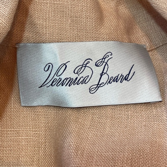 NWT Veronica Beard Pink Linen Moto Jacket - Picture 11 of 14